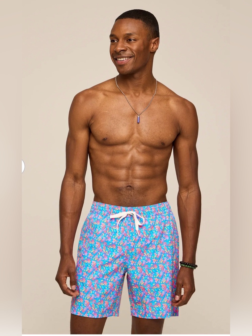 Chubbies Men’s Classic Swim Trunks The Spades Blue Floral